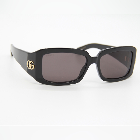 NEW GUCCI SUNGLASSES GG1403S 001 BLACK EYEWEAR - Picture 5 of 11